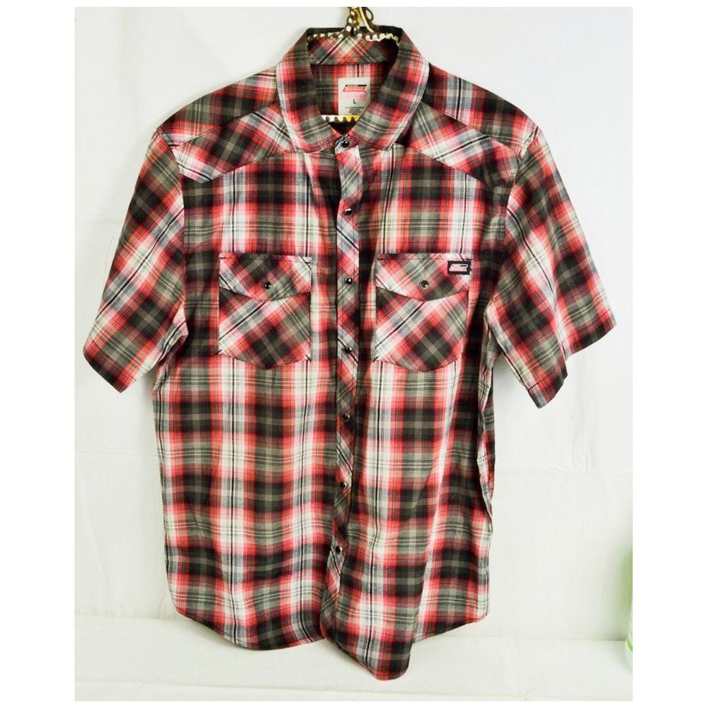 Dickies Large Short Sleeve Western Shirt